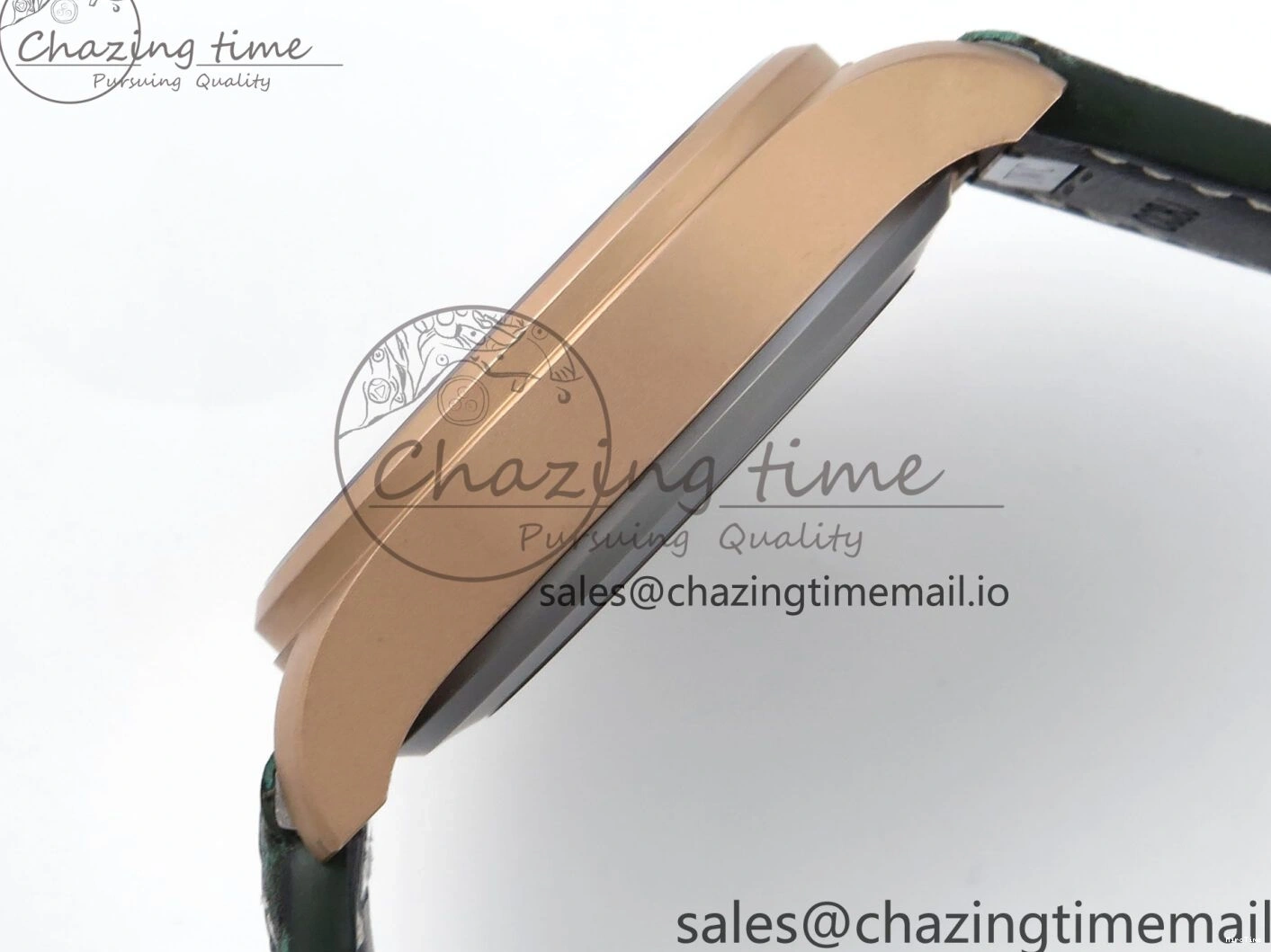 MIROTIME 0505 Durable Big Pilot IW329702 M+F 1:1 Best Edition Green Dial on Green Leather Strap MY 7006